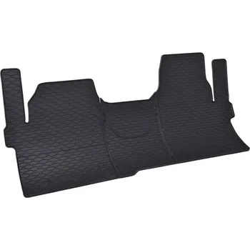 autokoberec Autokoberce gumové přesné s nízkým okrajem - Ford Tourneo Custom II (2023-) trojdílná sada koberců 3-sedadla
