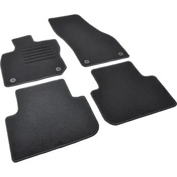 autokoberec Autokoberce textilní přesné černé / černé obšití - Volkswagen Tiguan III (Typ CT1) PHEV (2023-) 5-sedadel