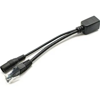 Vývojová deska LaskaKit_cz PoE pasivní injector / splitter RJ45 48V DC konektor Female