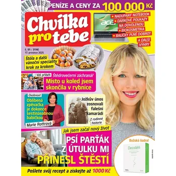 Časopis Chvilka pro tebe - předplatné časopisu - Roční
