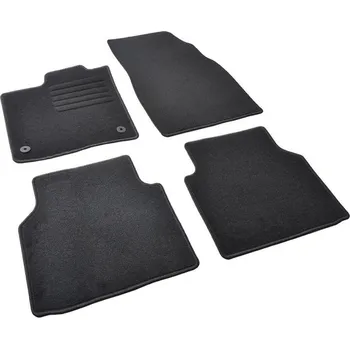 autokoberec Autokoberce textilní přesné černé / černé obšití - Ford Explorer EV (Typ CX740) (2024-) 5-sedadel