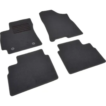 autokoberec Autokoberce textilní přesné černé / černé obšití - Hyundai Kona II (Typ SX2) (2023-) 5-sedadel