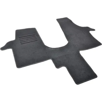 autokoberec Autokoberce textilní přesné černé / černé obšití - Volkswagen T5 (Typ 7H/7E) Caravelle (2003-2015) 2-sedadla