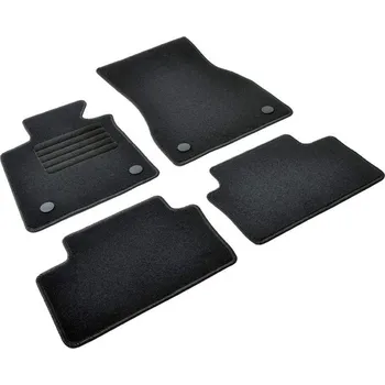 autokoberec Autokoberce textilní přesné černé / černé obšití - BMW 5er (Typ G60) (2024-) Sedan 5-sedadel