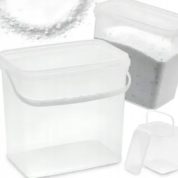 Dóza na potraviny KYBLÍK PLASTOVÝ S VÍKEM BÍLÝ ATEST PRO POTRAVINY OBDÉLNÍKOVÝ 10L