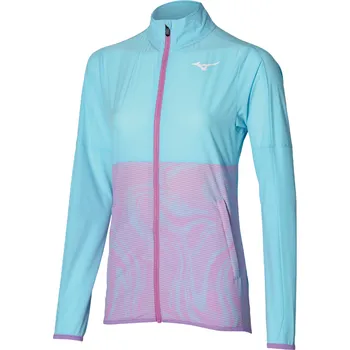 Běžecké oblečení Běžecká bunda Mizuno Charge Printed Jacket 62GEB20219 Velikost textilu: M