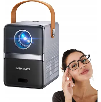 Projekční technika PŘENOSNÝ PROJEKTOR Wimius 18000 LUMENŮ PROJEKTOR PRO DOMÁCÍ KINO 1080HD