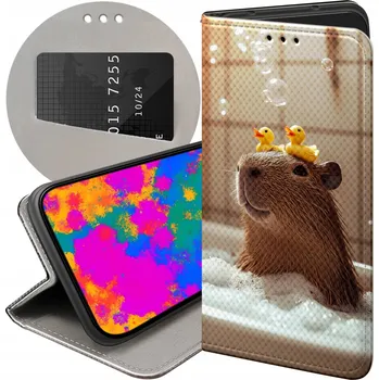 Pouzdro na mobilní telefon Flipové pouzdro Hello Case pro Xiaomi Redmi Note 13 4G, vícebarevné