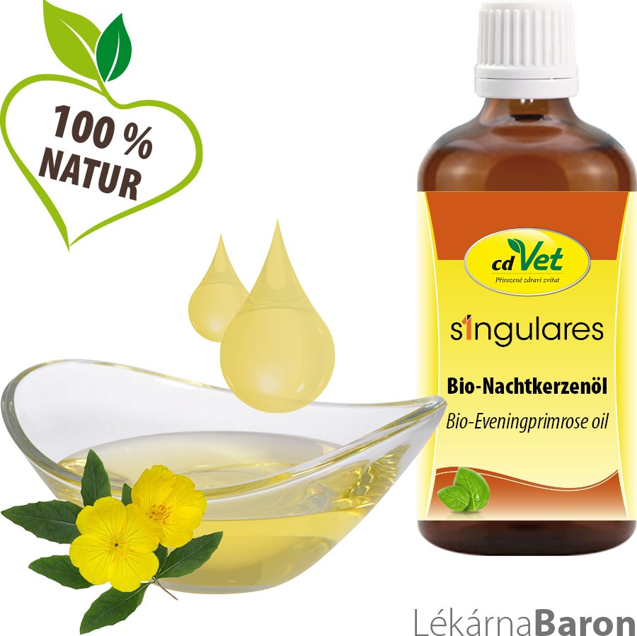 Bio Pupalkový olej pro psy a kočky - cdVet Objem: 50 ml