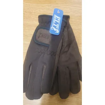 Jezdecké rukavice Jezdecké rukavice ELT neopren Waldhausen Barva: hnědá, Velikost: XXL