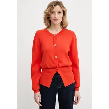 Dámské oblečení Kardigan Karl Lagerfeld KARL DAILY B1W18005 oranžová 23X, vel. S