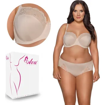Dámské spodní prádlo Ava podprsenka s měkkými košíčky béžová velikost 85F