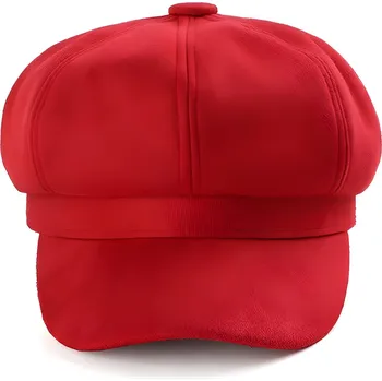 Čepice Lívia dámský baret 26062 červený 55 cm