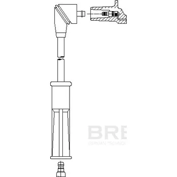 Zapalovací cívka zapalovací kabel, 6A29/37