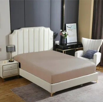 Prostěradlo Prostěradlo s gumou Spod Igły i Nitki bavlněný satén 200 x 220 cm