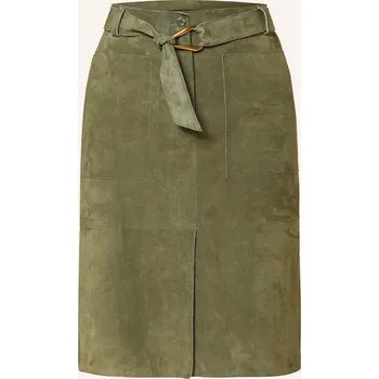Dámská sukně Luisa Cerano Dámská Kožená Sukně, khaki, 44