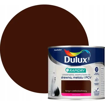 barva na zeď Barva barva Dulux 0,4 l Bronz Čokoládový polomat na dřevo a nábytek