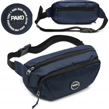 Ledvinka Pako Jeans ledvinka na opasek Prostorná taška, ledvinka na pas, sportovní ledvinka modrá