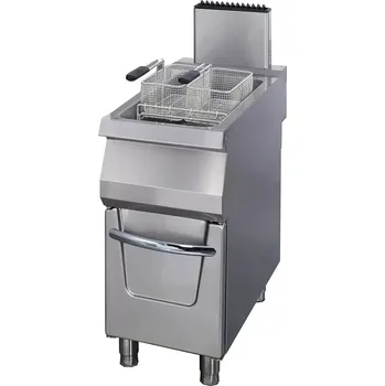 Kuchyňský gril Maxima Fritéza Premium - 1 x 22 l - plynová - s vypouštěcím kohoutem - hloubka 90 cm | 09398605