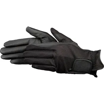 Jezdecké rukavice Rukavice jezdecké letní PFIFF se síťovinou Barva: černá, Velikost: XS