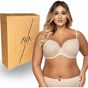 Dámské oblečení Ava vyztužená podprsenka béžová, velikost 85B
