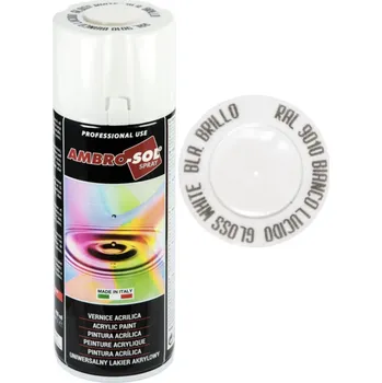 Barva ve spreji Akrylový lak Ambro-Sol V400PAST3 bílý 400 ml