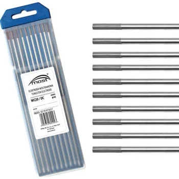 Stavební hořák Wolframová elektroda 1,6 x 175 mm WC20 TIG MOST šedá