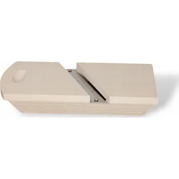 Struhadlo Kráječ, malé struhadlo na zeleniny, okurky, dřevěné, 1 nůž oboustranný, 23x10 cm