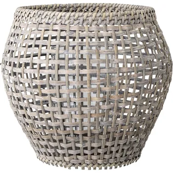 Bloomingville, Lucerna Bloomingville bambusová pletená 25 cm - Formadore