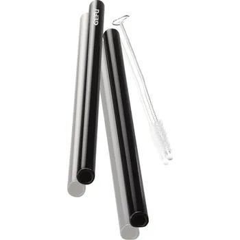 Gefu, Brčka na nápoje s čističem Future, 18 cm, černá, 5 díl. - Formadore