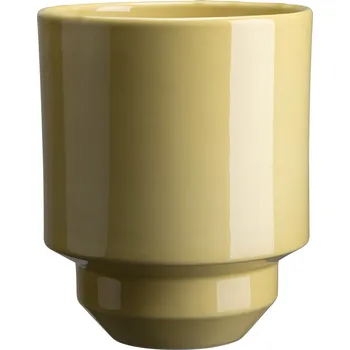 Obal na květináč Bergs Potter, Obal na květináč Hoff glazovaný 14 cm žlutý - Formadore