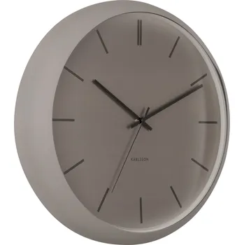 Karlsson, Nástěnné hodiny Nirvana Globe šedé - Formadore