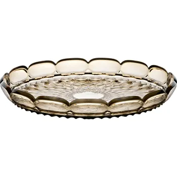 Guzzini, Servírovací tác Vanity 30 cm kouřový - Formadore