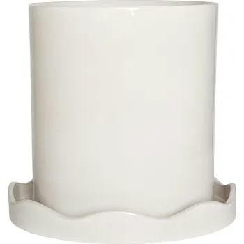 Květináč OYOY, Květináč s podstavcem Nami, 27 cm, bílý - Formadore