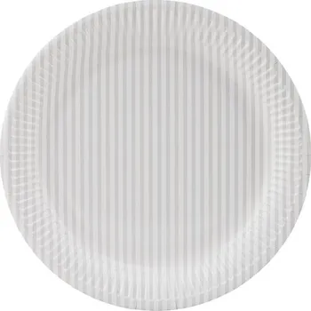 Příbor House Doctor, Papírové talíře Stribe béžové 12 ks - Formadore