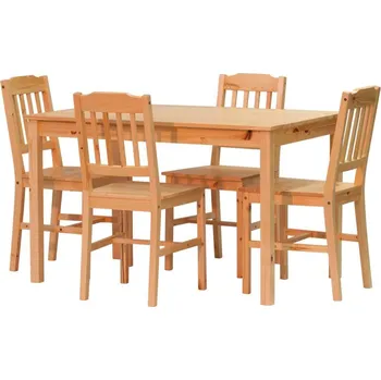 Nábytek Jídelní set PINETA 1+4 – borovicový stůl a 4 židle Stima borovice