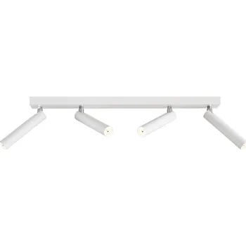 Kaspa, Lišta Roll se 4 prvky se stříbrným připojením bílá - Formadore