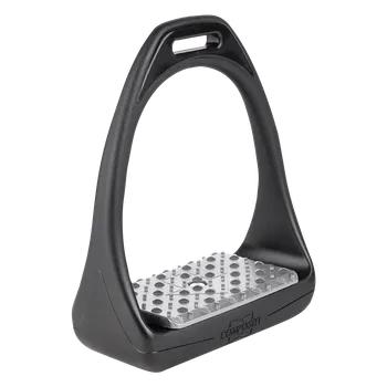 Třmeny Comfort Waldhausen černé 12 cm Barva: šedá