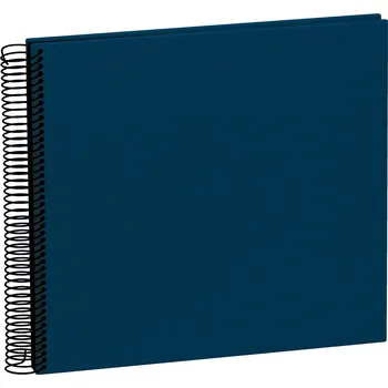 Fotoalbum Semikolon, Fotoalbum Uni Economy s černými stránkami střední tmavomodré - Formadore