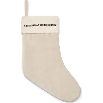 Vánoční dekorace Humdakin, Vánoční dekorace Humdakin Christmas ponožka béžová - Formadore
