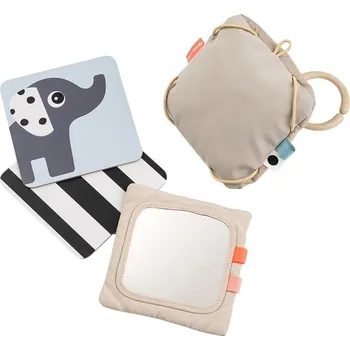 Dětské zboží Done by deer, Držák na kontrastní karty Deer Friends pískový - Formadore