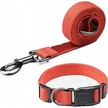 Vodítko pro psa VODÍTKO + OBOJEK pro velkého psa PRODYŠNÉ z bambusového vlákna