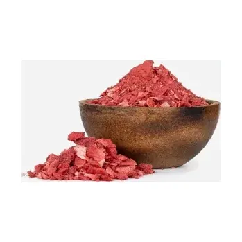 Sušené ovoce Jahody lyofilizované prach a zlomky