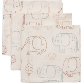 Papírový ubrousek Ubrousky mušelínové 3 ks 31x31cm Elephant Tales
