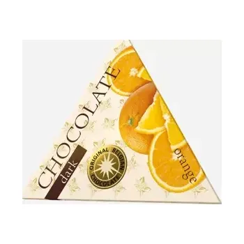 Čokoláda Trojúhelníková hořká čokoláda s pomerančem 50 g