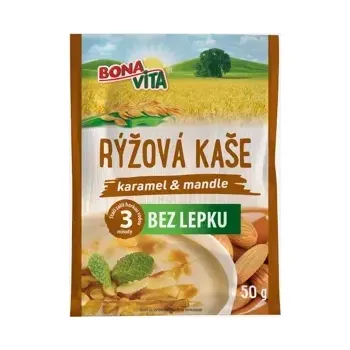 Rýžová kaše karamel a mandle bez lepku 50 g
