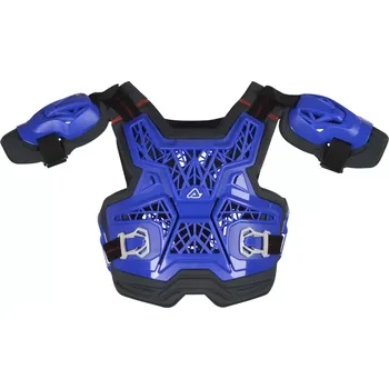 Auto-moto Dětský motokrosový hrudní/zádový/ramenní chránič ACERBIS GRAVITY KID ROOST DEFLECTOR vhodný pro děti ve věku 8–13 let, výška postavy 125–160 cm, barva černá/modrá