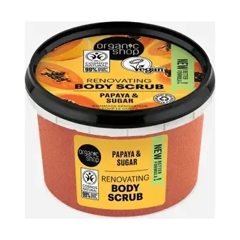Tělový peeling Renovující tělový peeling Papája a cukr 250 ml