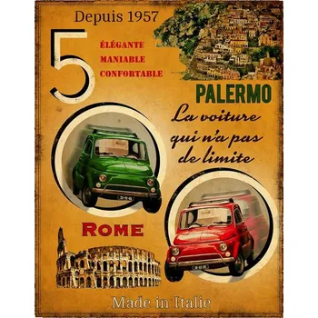 Plechová cedule Antic Line Plechová cedule Auto, které nemá limit