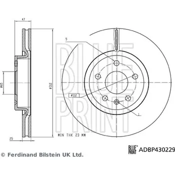 Brzdový kotouč Brzdový kotouč Ferdinand Bilstein ADBP430229